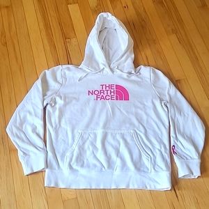 The North Face Hoodie - White - Size Large